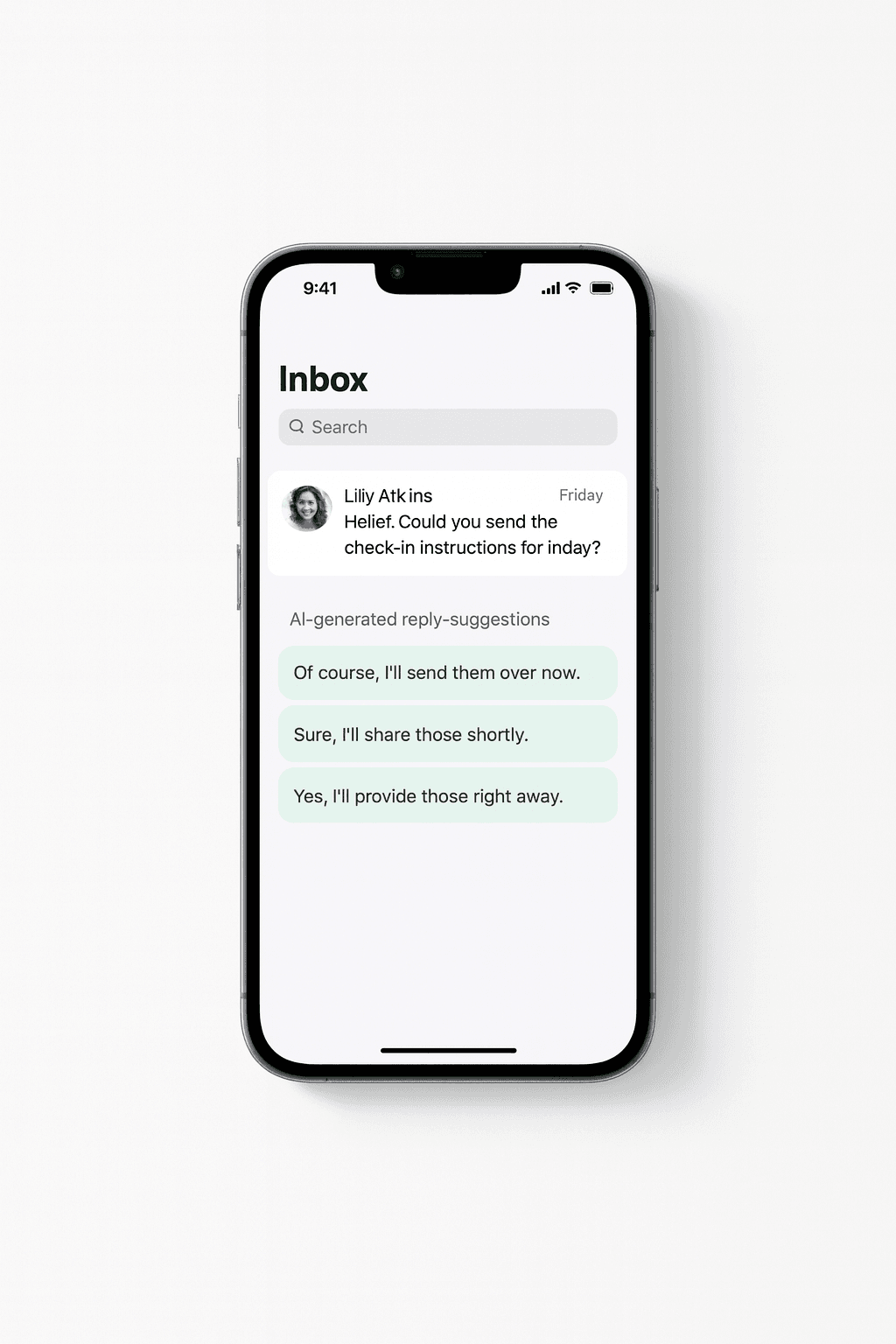 AI guest messages